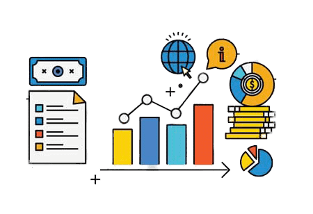 Material Requirement Planning showed with connection between the different aspects